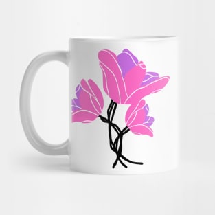 Purple flower Mug